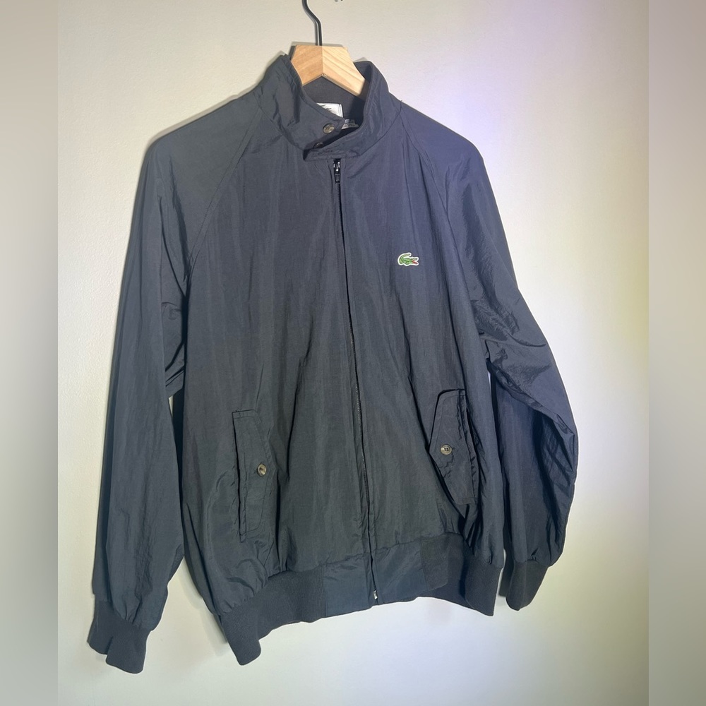Vintage Lacoste Sport Windbreaker Jacket - Medium - EUC